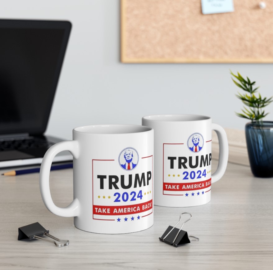 Trump 2024 Election Campaign Take America Back Mug