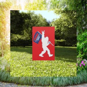 Bigfoot Trump 2024 Yard Sign