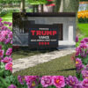 Black Trump Vance 2024 Yard Sign