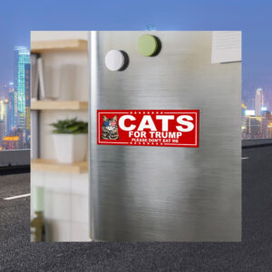 Cats For Trump Car Magnet