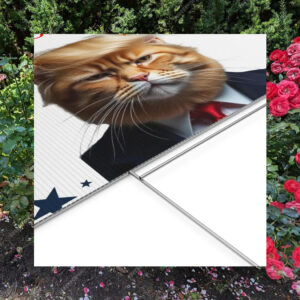 Cats For Trump Plastic Yard Sign