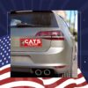 Cats For Trump Please Don't Eat My Car Magnet
