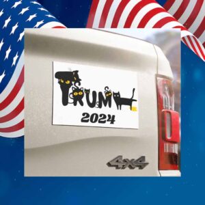 Cats for Trump Car Magnet