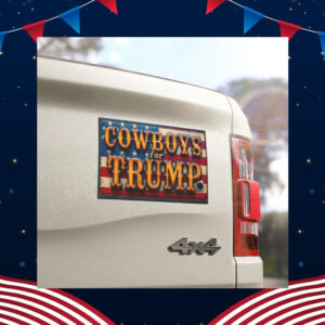 Cowboys for Trump Car Magnet