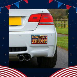 Cowboys for Trump Car Magnet