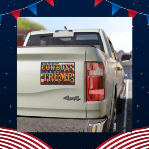 Cowboys for Trump Car Magnet