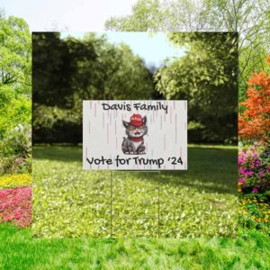 Davis Family Vote For Truml '24 Yard Sign