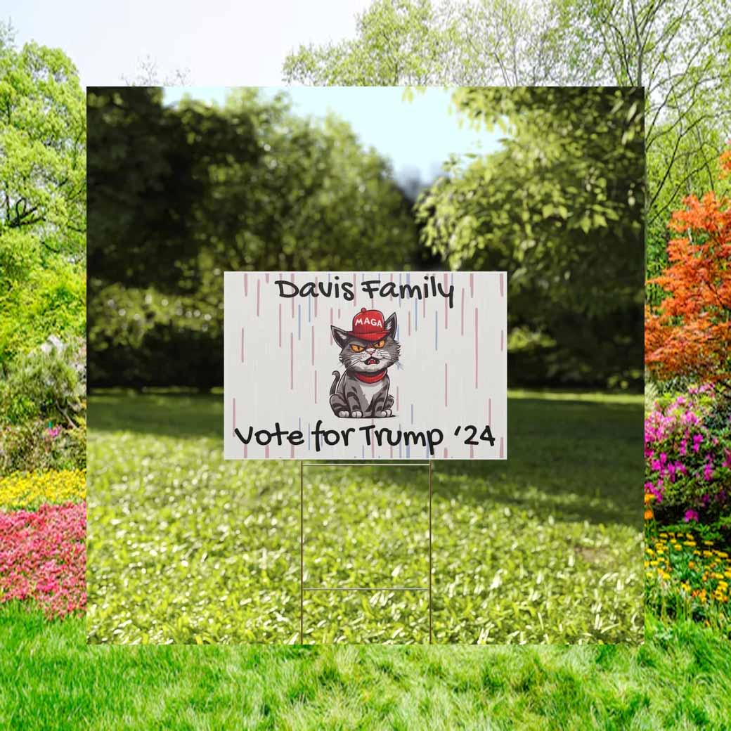 Davis Family Vote For Truml '24 Yard Sign