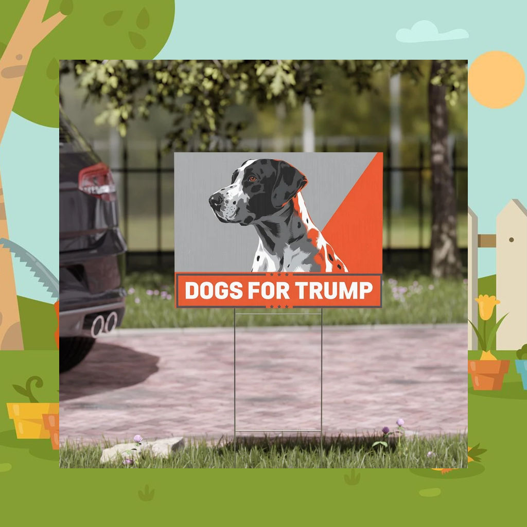 Dogs For Trump Vance Yard Sign , Trump Vance Yard Signs