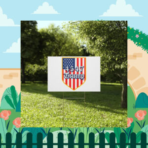 Donald Trump 2024 American Votes Election Plastic Yard Sign