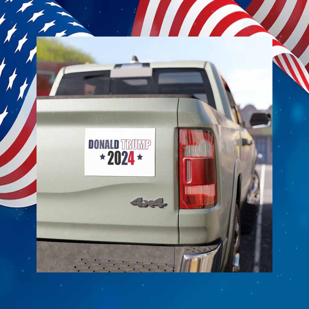 Donald Trump 2024 Car Magnet