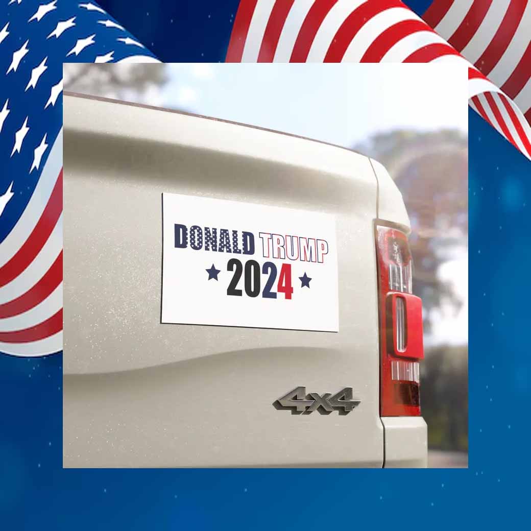 Donald Trump 2024 Car Magnet
