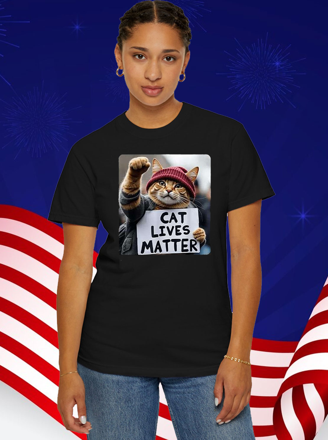 Donald Trump Cat Lives Matter T-Shirt
