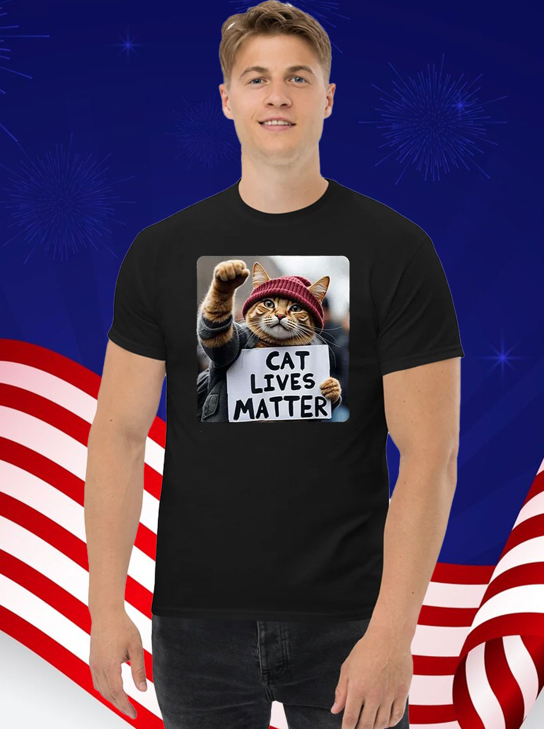 Donald Trump Cat Lives Matter T-Shirt