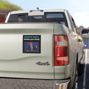 Donald Trump Debate Week Kamala You’re Fired Car Magnet