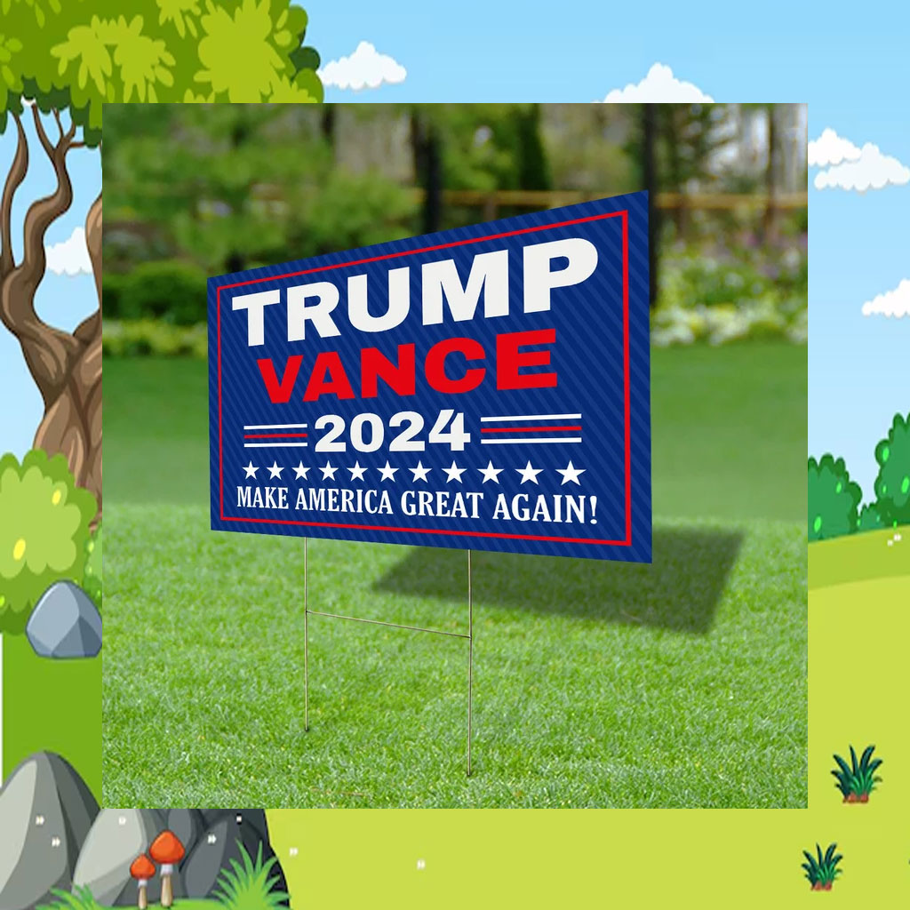 Donald Trump For President 2024, Take America Back Yard Sign Trump Yard Sign