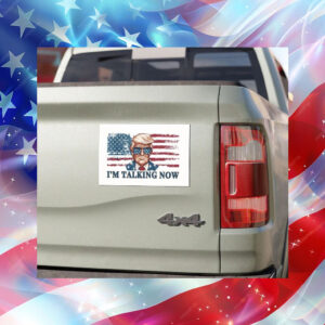Donald Trump I'm Speaking Car Magnet