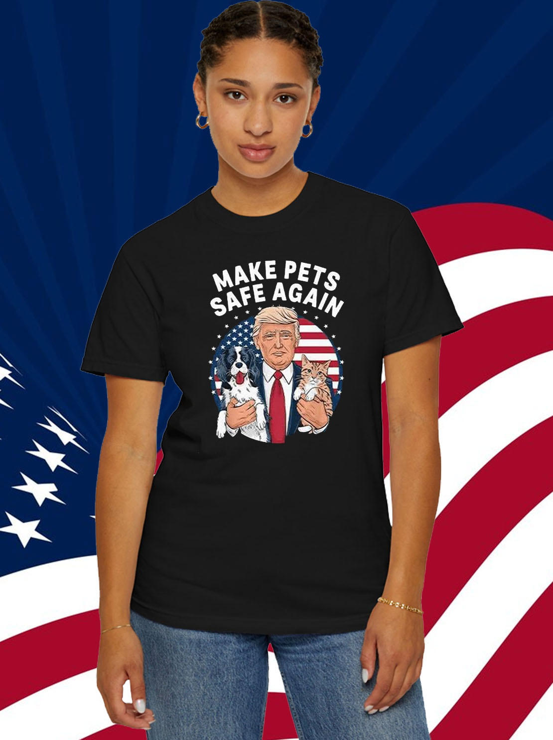 Donald Trump Make Pets Safe Again T-Shirt