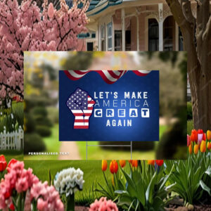 Donald Trump President JD Vance Vice 2024 Yard Sign