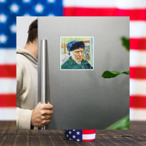 Donald Trump Shot in the Ear Vincent Van Gogh Collab Assassination Attempt Trump Vance 2024 Magnet Fridge Refrigerator Car Magnet