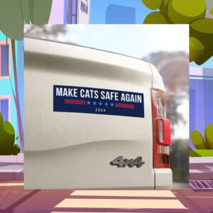Funny Make Cats Safe Again Magnet