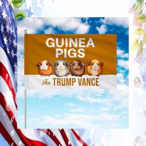 Guinea Pigs For Trump Vance Flag