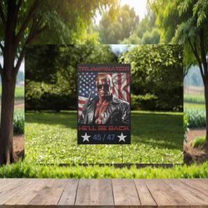 He'll Be Back Trump Inatop Yard Sign