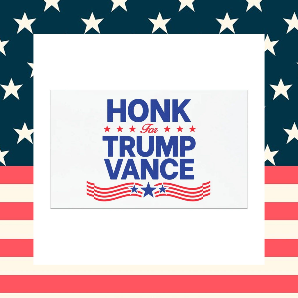 Honk For Trump Vance Car Magnet Trump For President