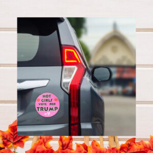 Hot Girls Vote for Trump Car Magnet