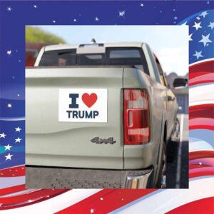 I Love Trump Car Magnet
