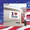 I Love Trump Car Magnet