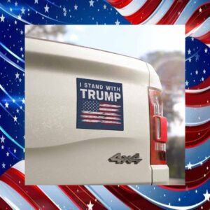 I Stand With Trump Car Magnet