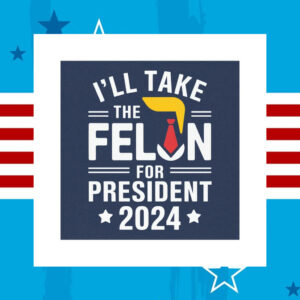 I'll Take The Felon For President Car Magnet