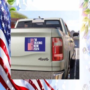 I'm Talking Now Vance Trump Kennedy Car Magnet