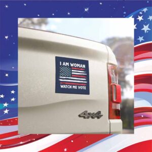 I'm Women Watch Me Vote Trump Vance Car Magnet