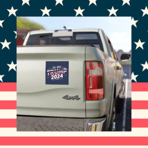 In My Trump 2024 Era Car Magnet