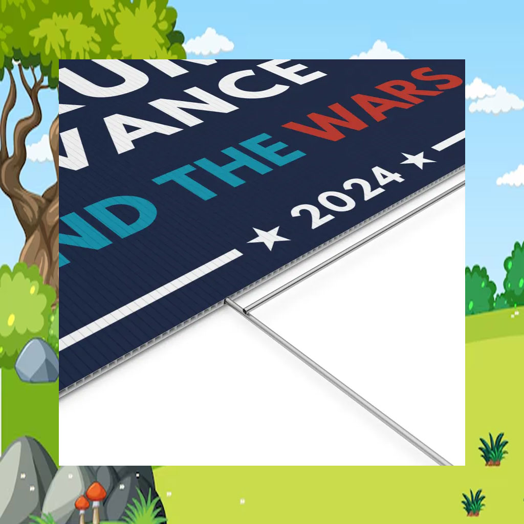 Israel Ukraine Trump Vance Yard Sign