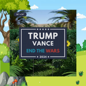 Israel Ukraine Trump Vance Yard Sign