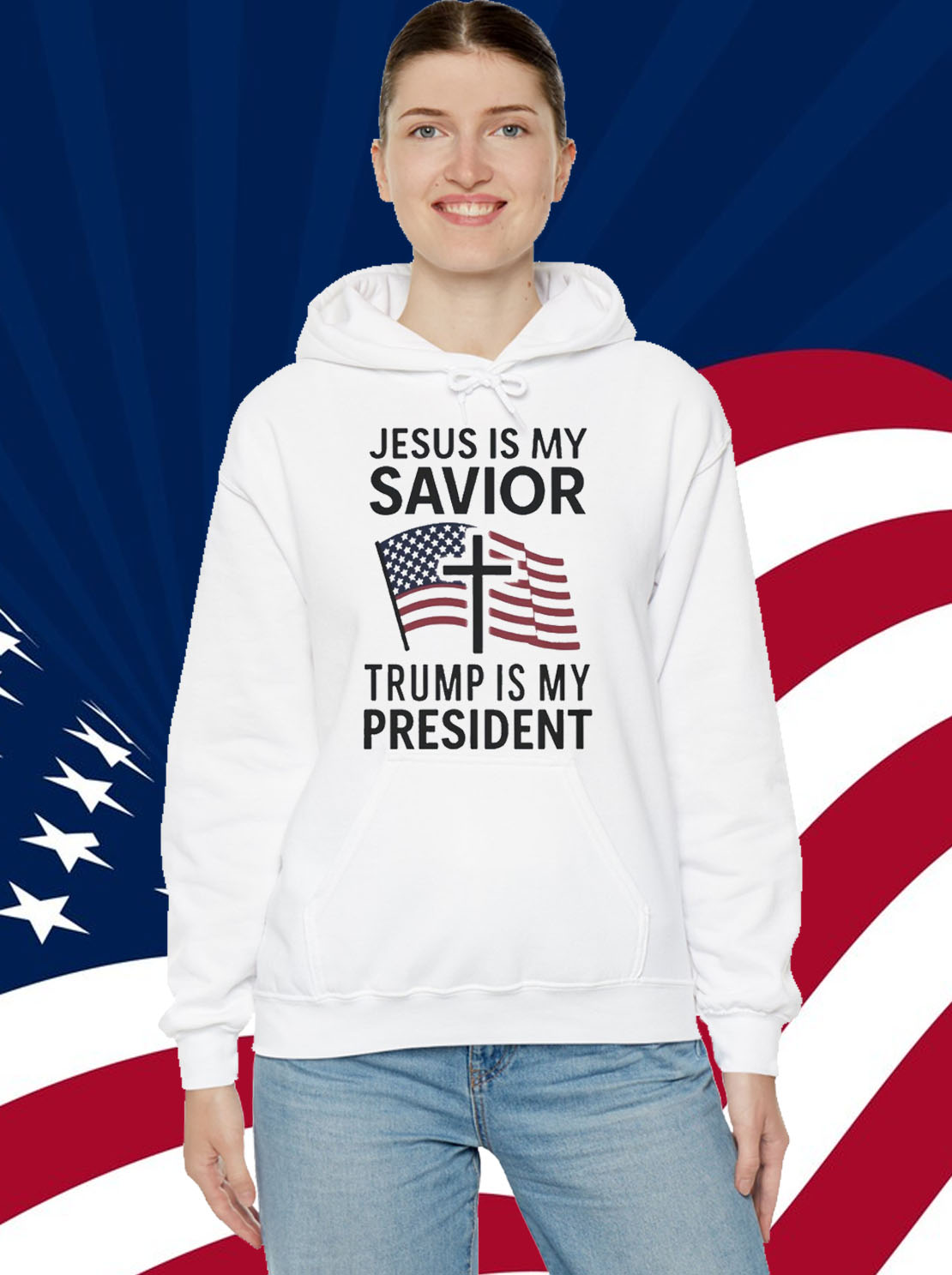 Jesus Is My Savior Trump Is My President 2024 T-Shirt