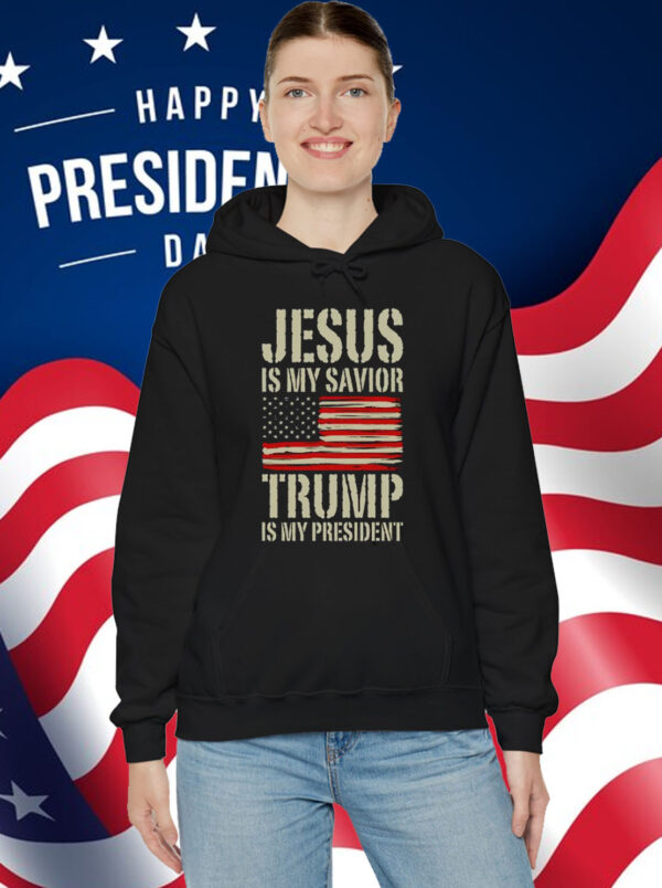 Jesus is My Savior Trump is My President Tee Shirt