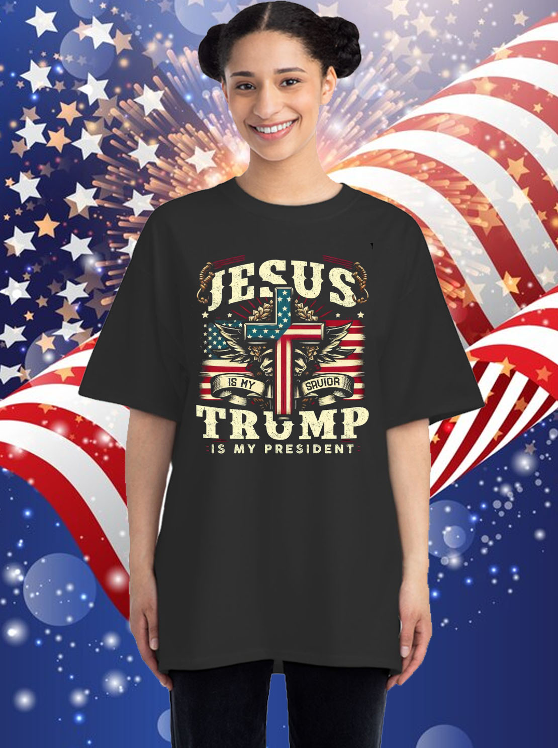 Jesus is my Savior Trump is my President Shirts