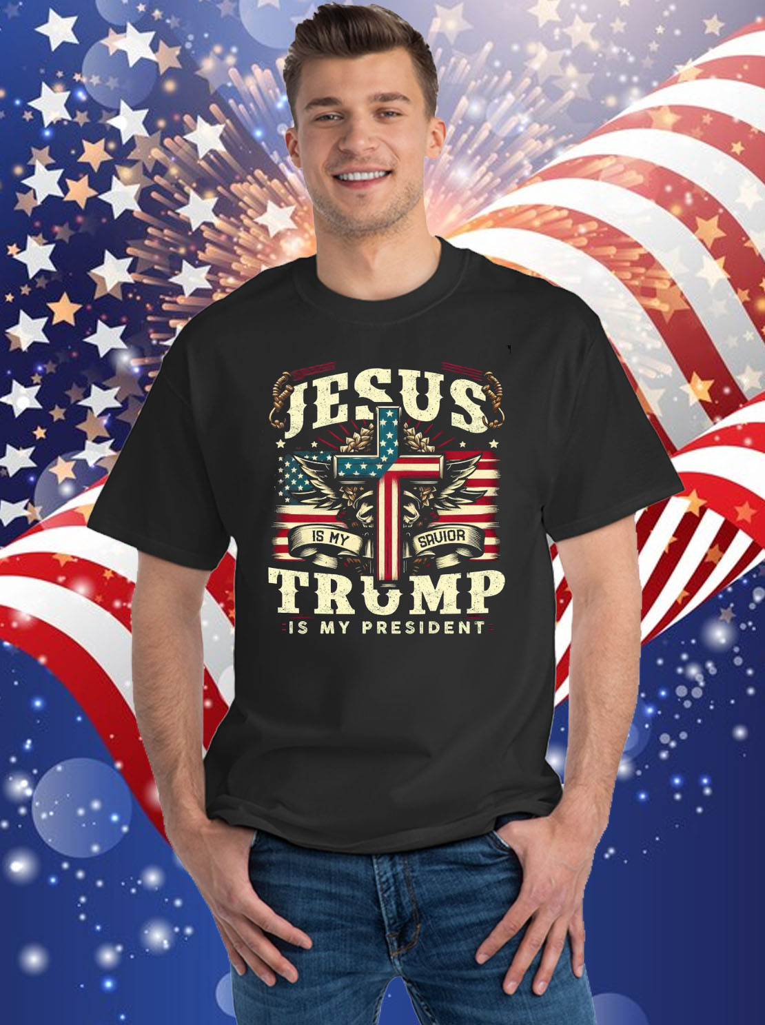 Jesus is my Savior Trump is my President Shirts