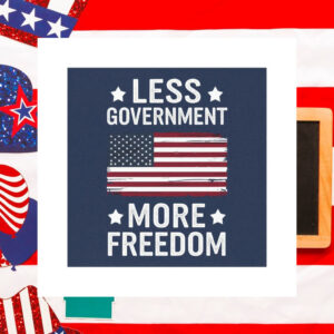 Less Government More Freedom Car Magnet