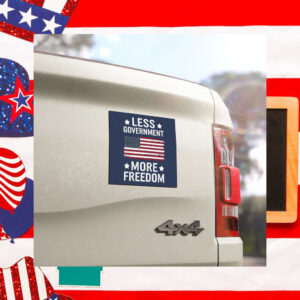 Less Government More Freedom Car Magnet