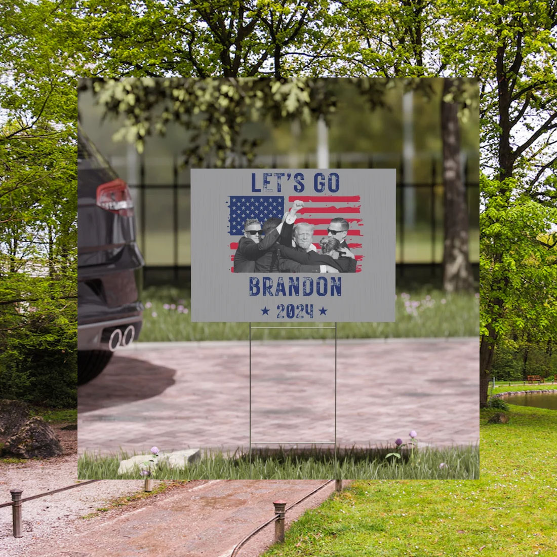 Let's Go Brandon 2024 Yard Sign