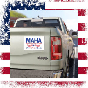MAHA Make America Healthy Again Car Magnet, Trump Vance Kennedy Magnet