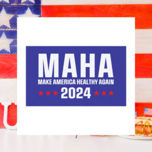 MAHA Make America Healthy Again Trump Vance Car Magnet