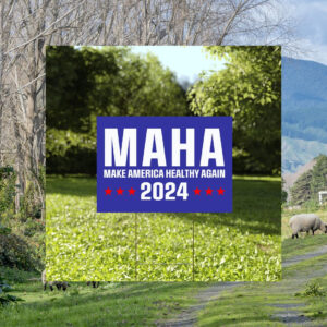 Make America Healthy Again Yard Sign, Vance Trump Kennedy 2024 Sign