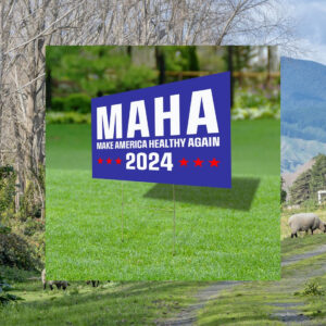 Make America Healthy Again Yard Sign, Vance Trump Kennedy 2024 Sign