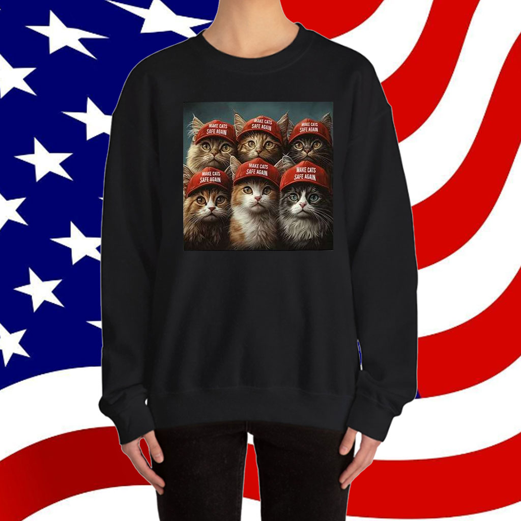 Make Cats Safe Again Trump T-Shirt
